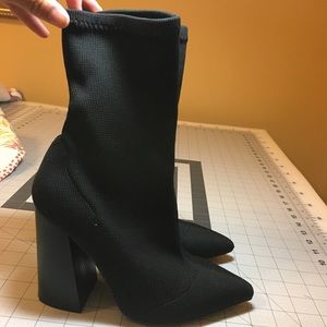Wild Diva black booties